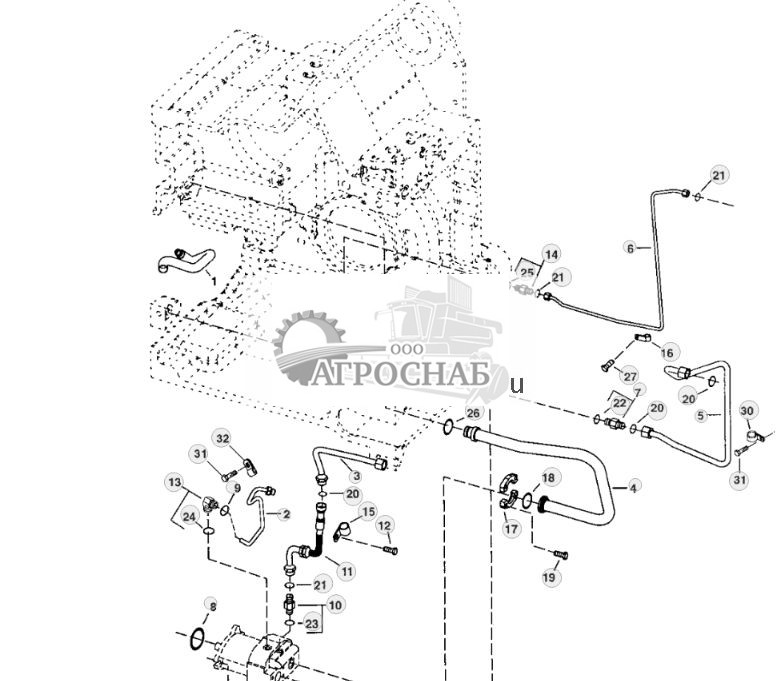Hydraulic Pump Lines (45 cm (2.75 in.) Pump) - ST394070 346.jpg